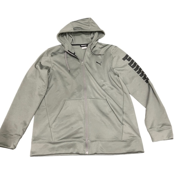 Puma Other - PUMA men’s dark grey zip up hoodie